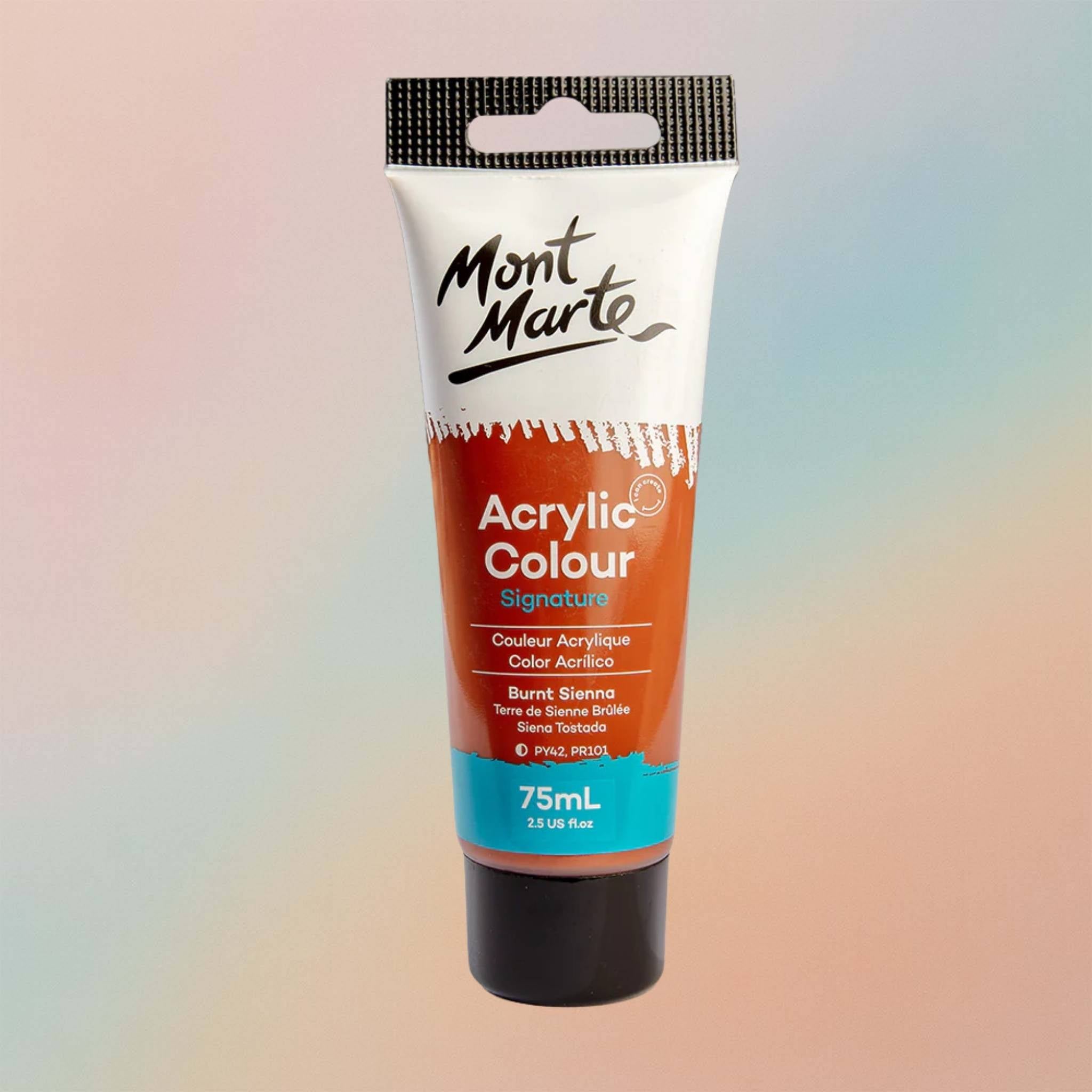 طلاء أكريليك مونت مارت ستوديو ٧٥ مل - لون سيينا المحروق