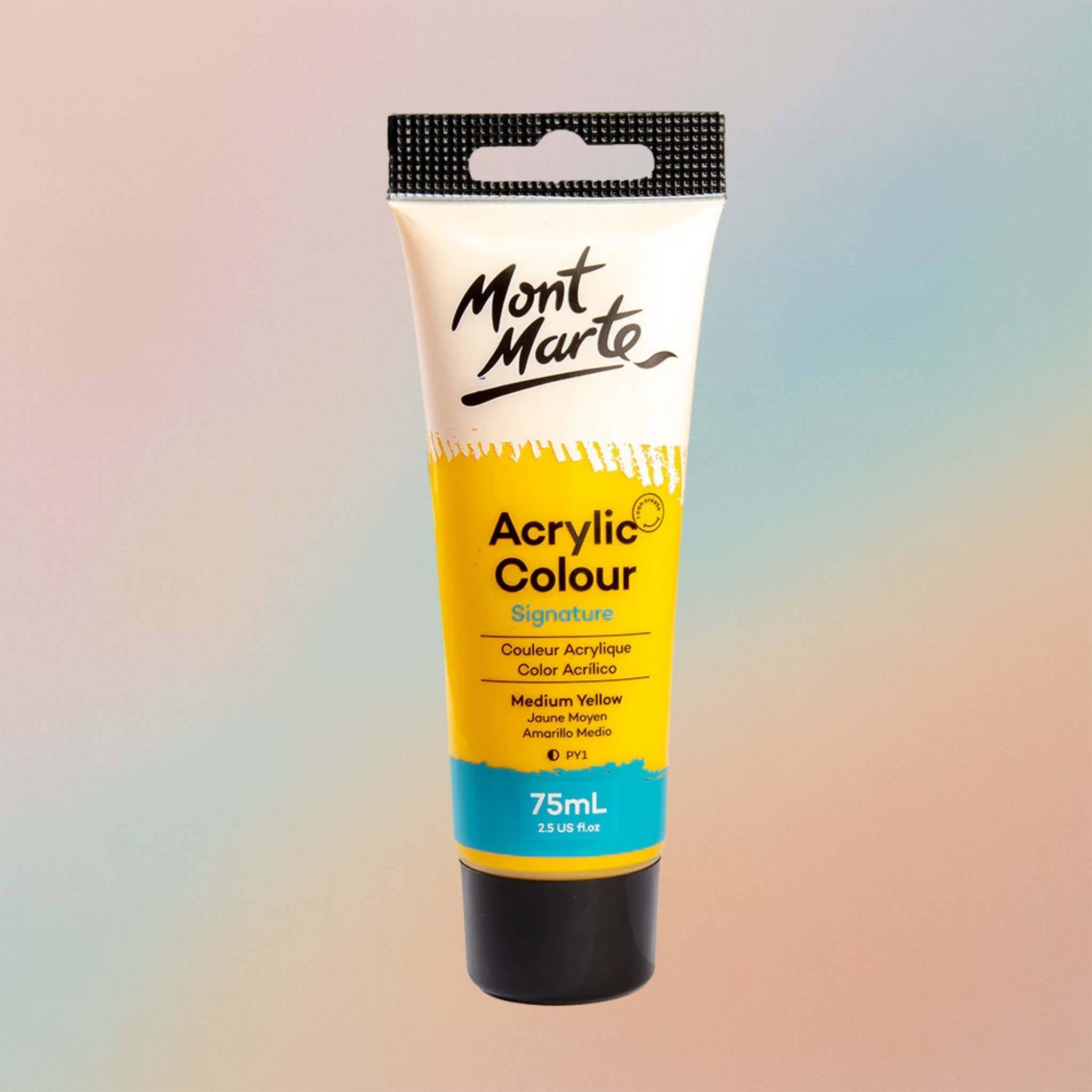 طلاء أكريليك مونت مارت ستوديو 75 مل - أصفر متوسط