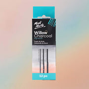 Mont Marte Willow Charcoal Pkt 12