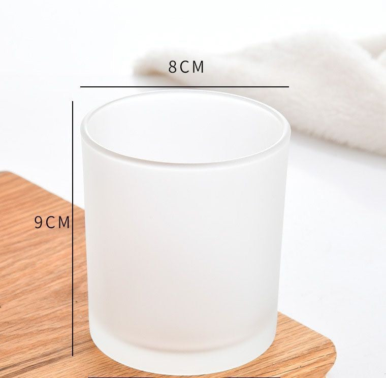 Matte White Candle Jar For Candle Making For DIY Craft