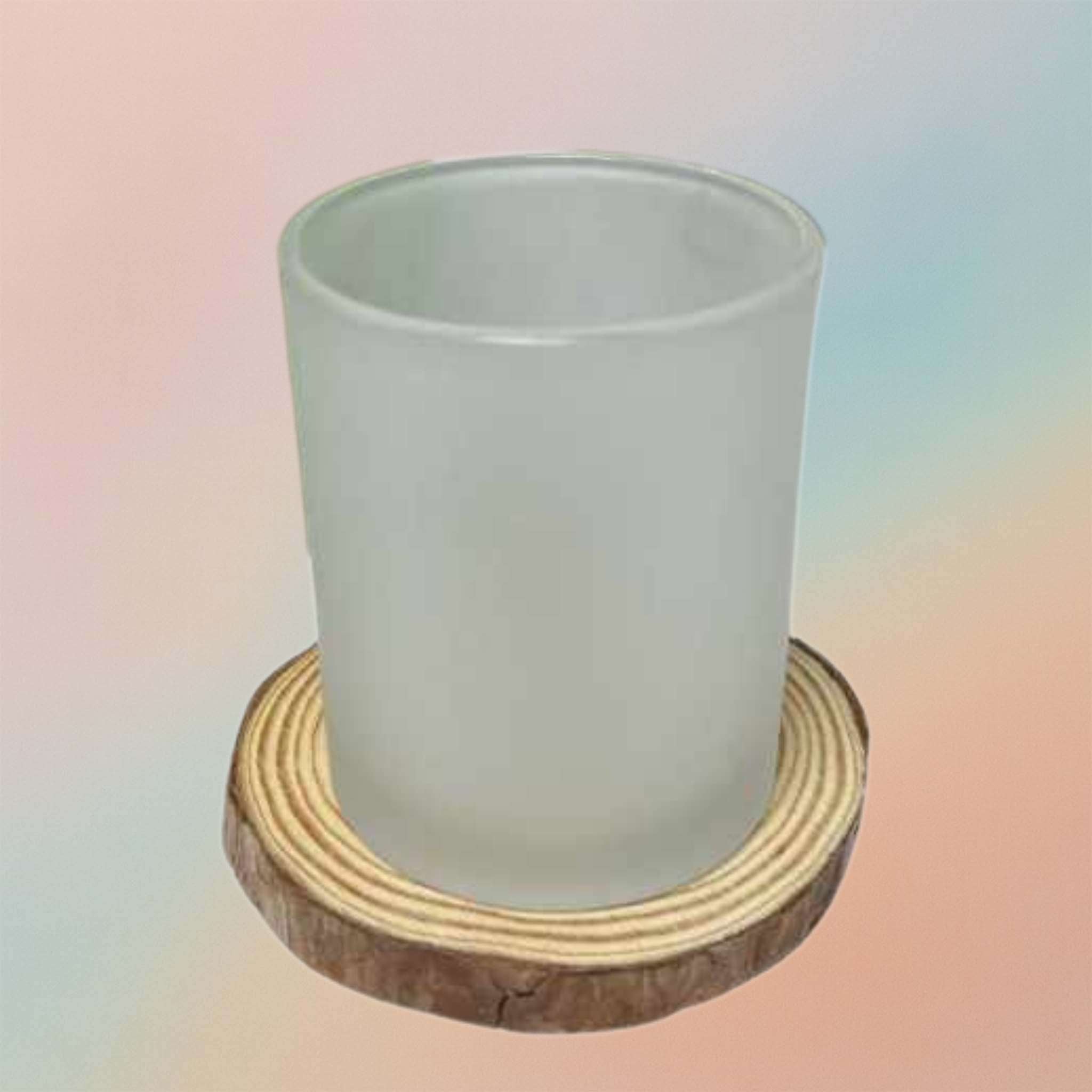 Matte White Candle Jar For Candle Making For DIY Craft