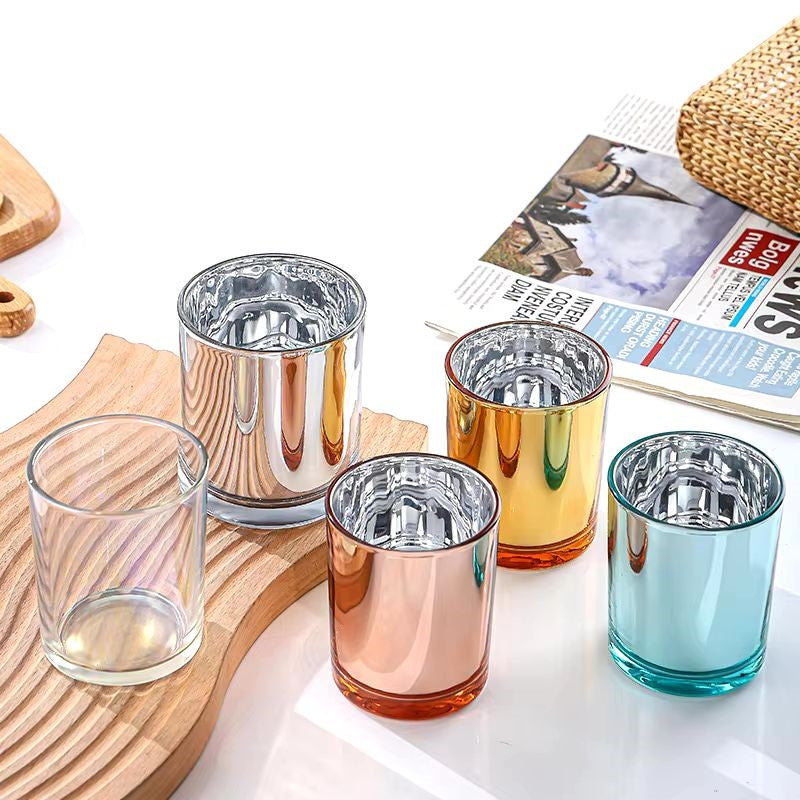 Metallic Candle Jar For Candle Making For DIY Craft