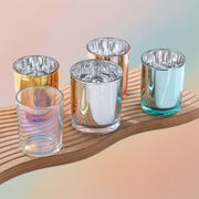 Metallic Candle Jar For Candle Making For DIY Craft