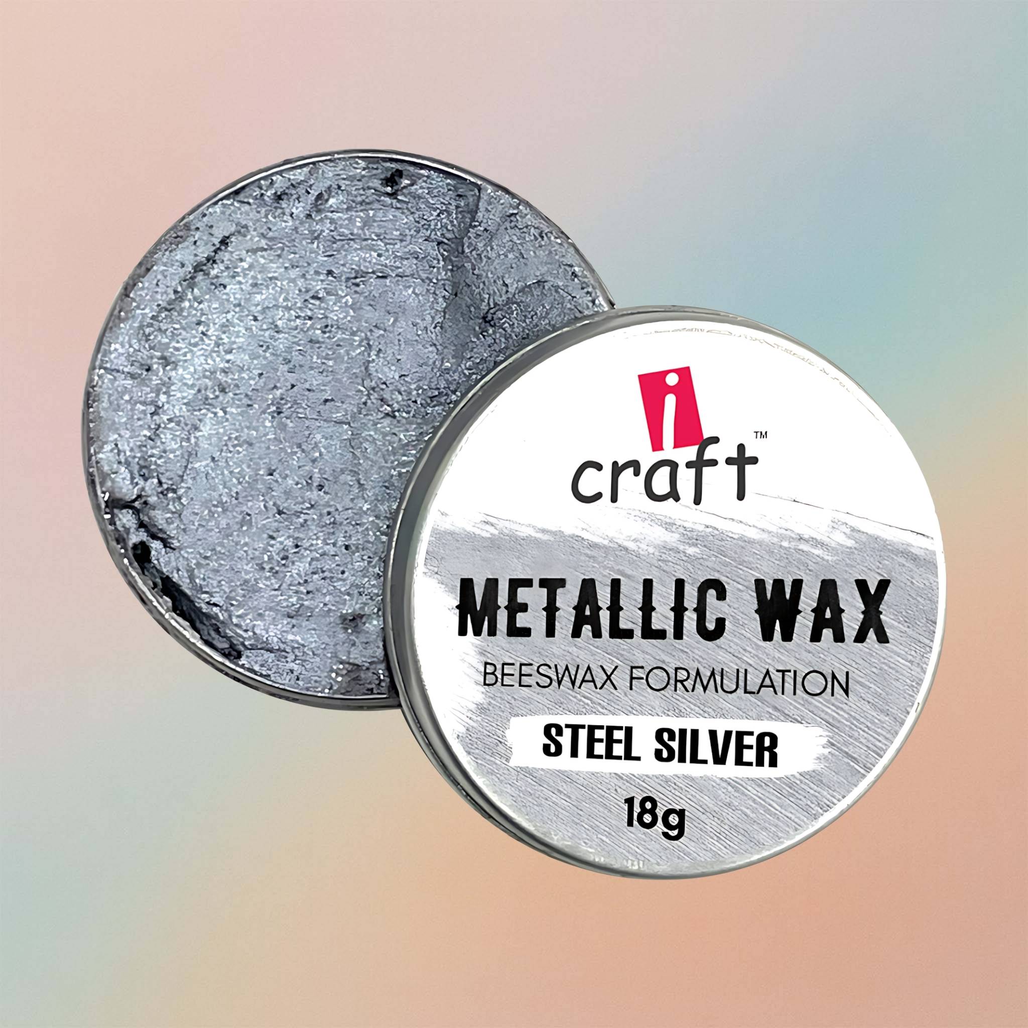 Metallic Wax – Steel Silver
