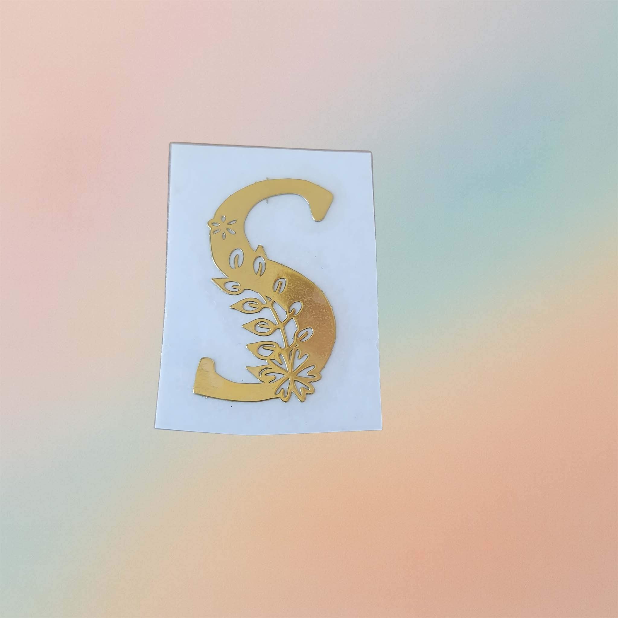 Metal Sticker - Initial alphabet