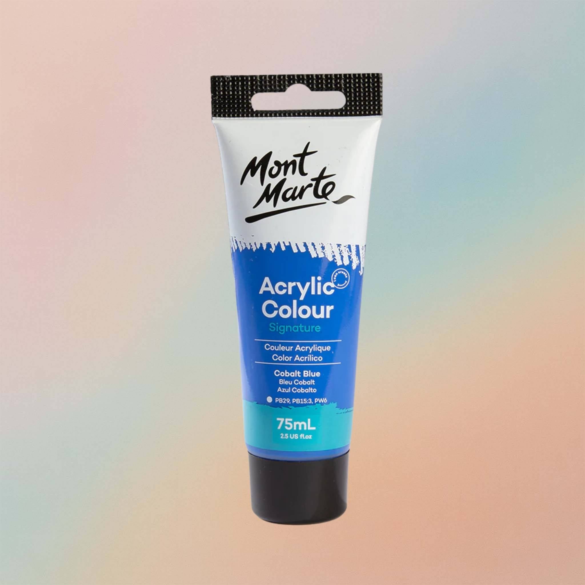 طلاء أكريليك مون مارت سيجنتشر 75 مل - أزرق كوبالت