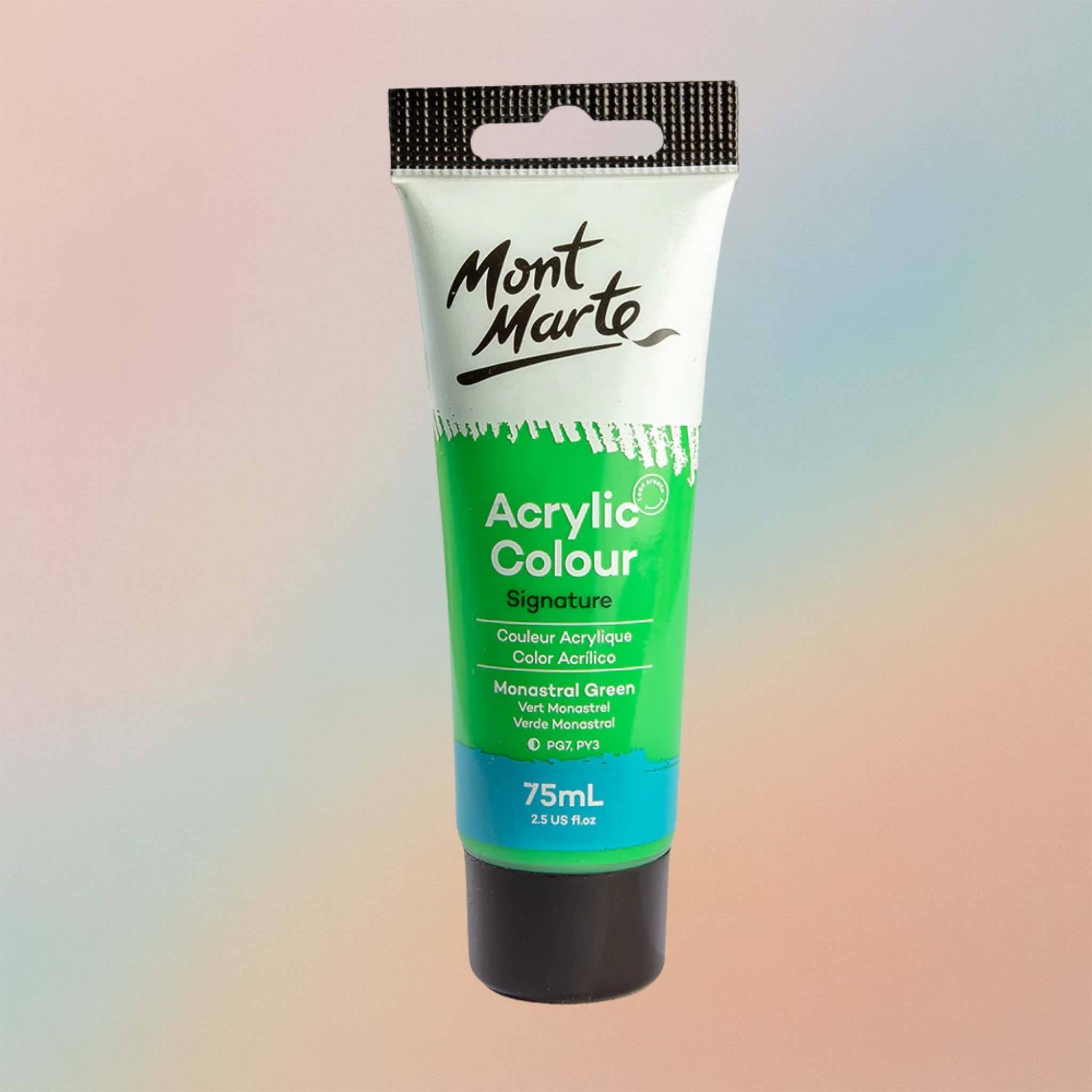 طلاء أكريليك مون مارت سيجنتشر 75 مل - أخضر مونسترال