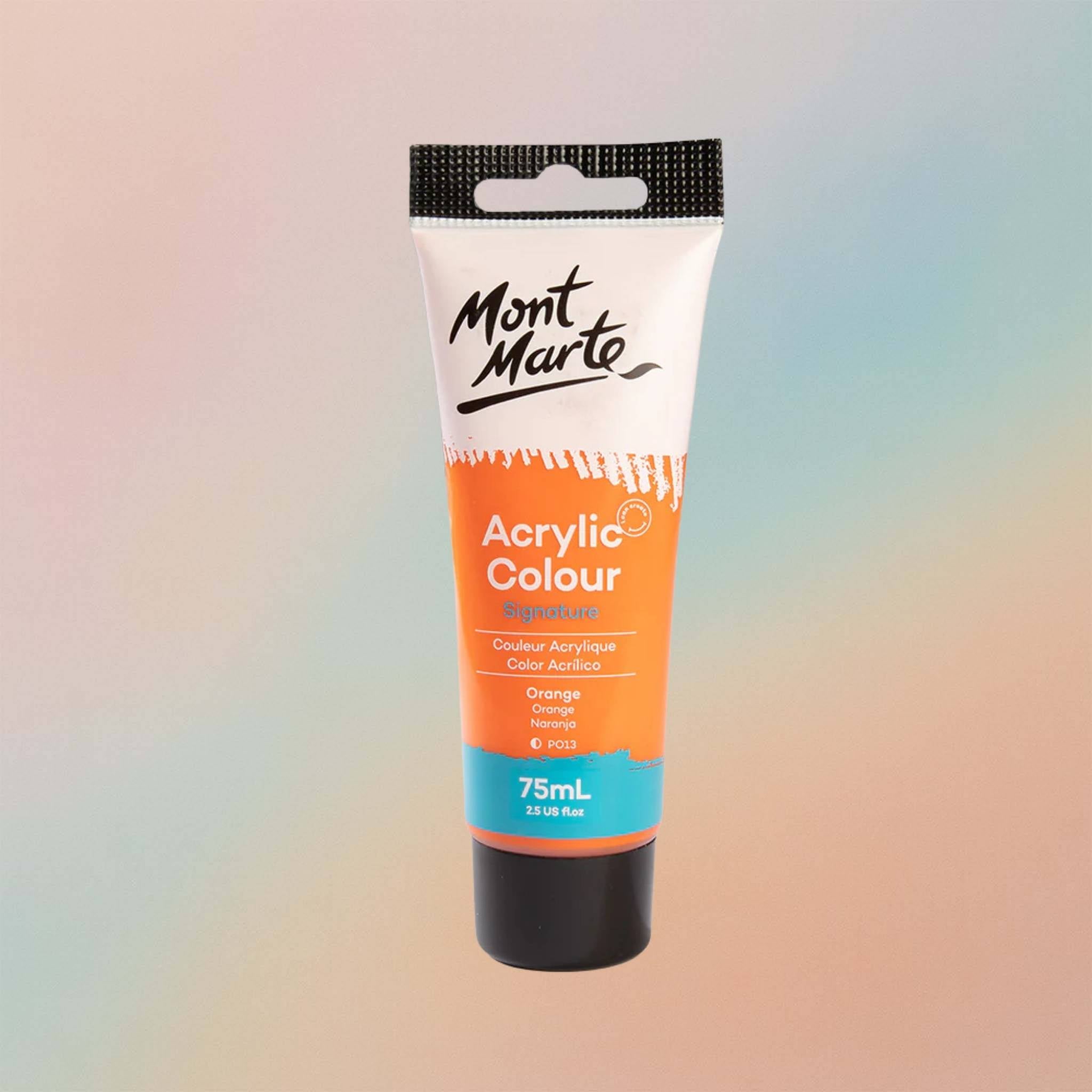 طلاء أكريليك مون مارت سيجنتشر 75 مل - برتقالي