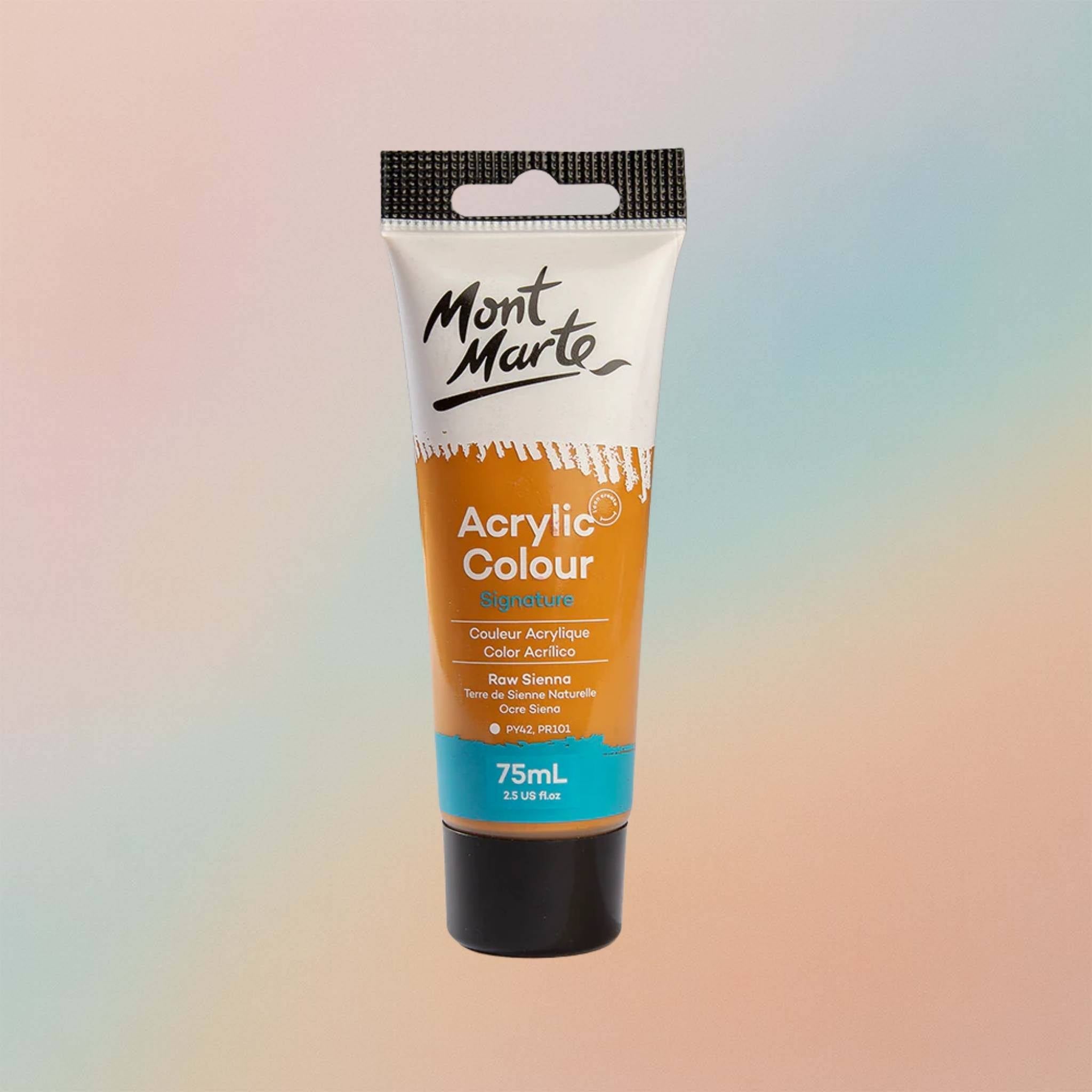 طلاء أكريليك مون مارت سيجنتشر ٧٥ مل - خام سيينا