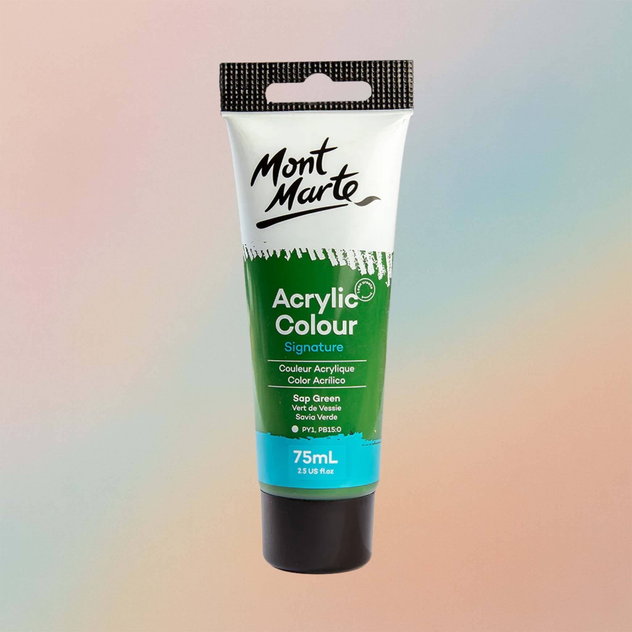 Mont Marte Acrylic Color Paint Signature 75ml - Sap Green