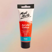 طلاء أكريليك مون مارت سيجنتشر ٧٥ مل - فيرميلون