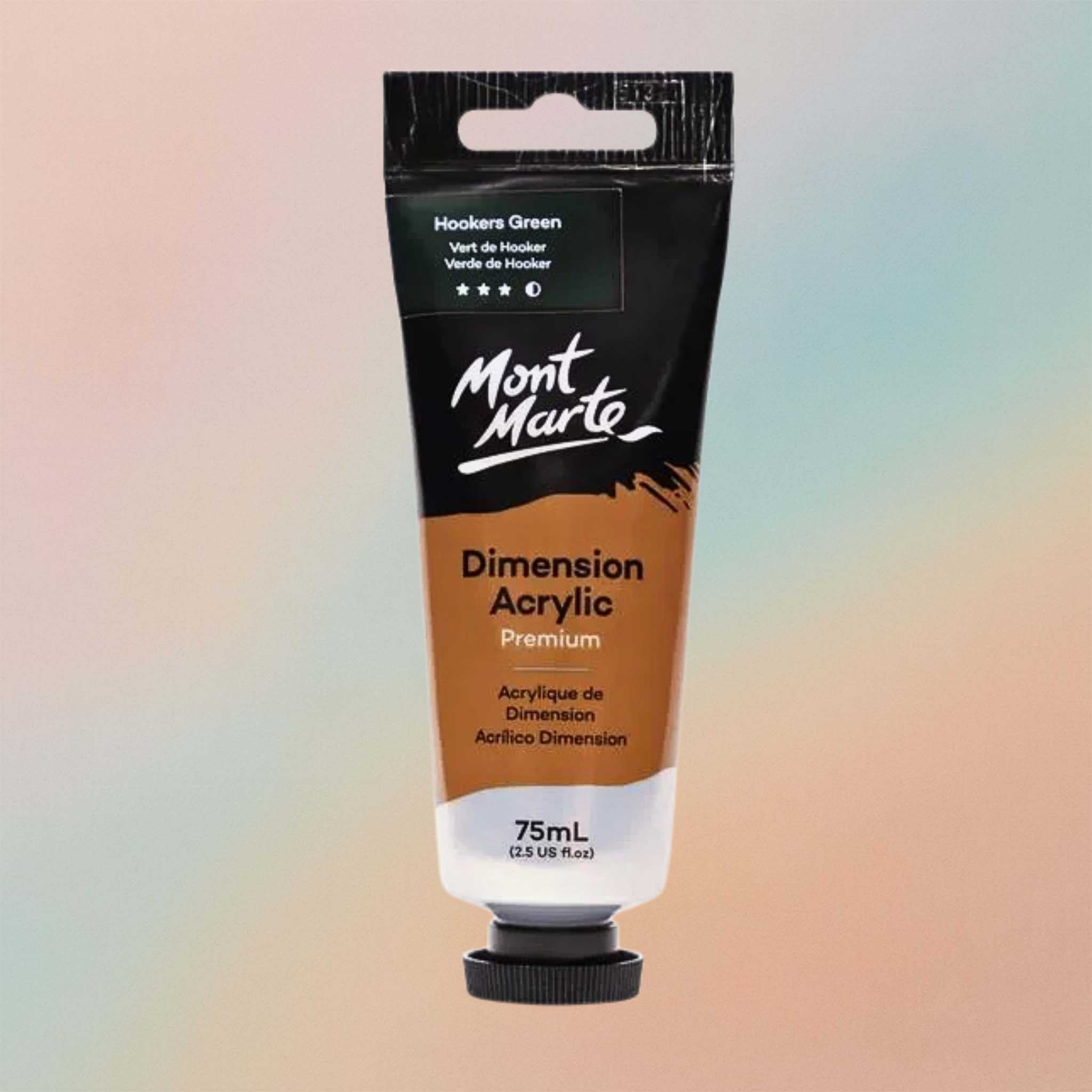 Mont Marte Dimension Acrylic Paint 75ml -Hookers Green