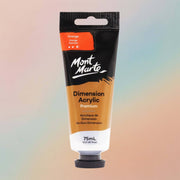 Mont Marte Dimension Acrylic Paint 75ml - Orange