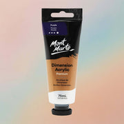 طلاء أكريليك مونت مارت ديمينشن ٧٥ مل - بنفسجي