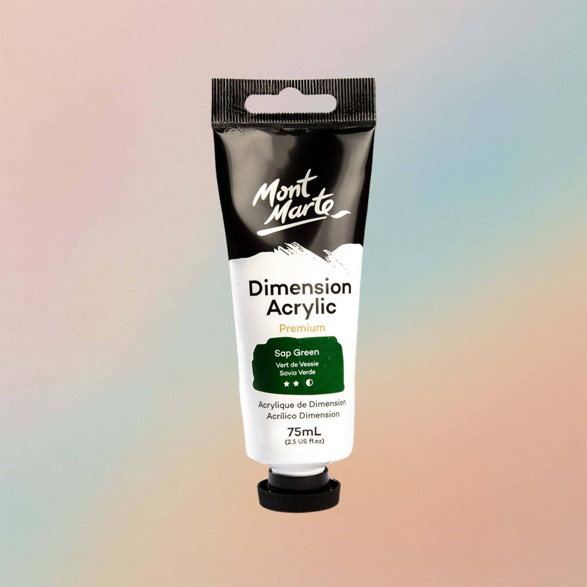 Mont Marte Dimension Acrylic Paint 75ml -Sap Green