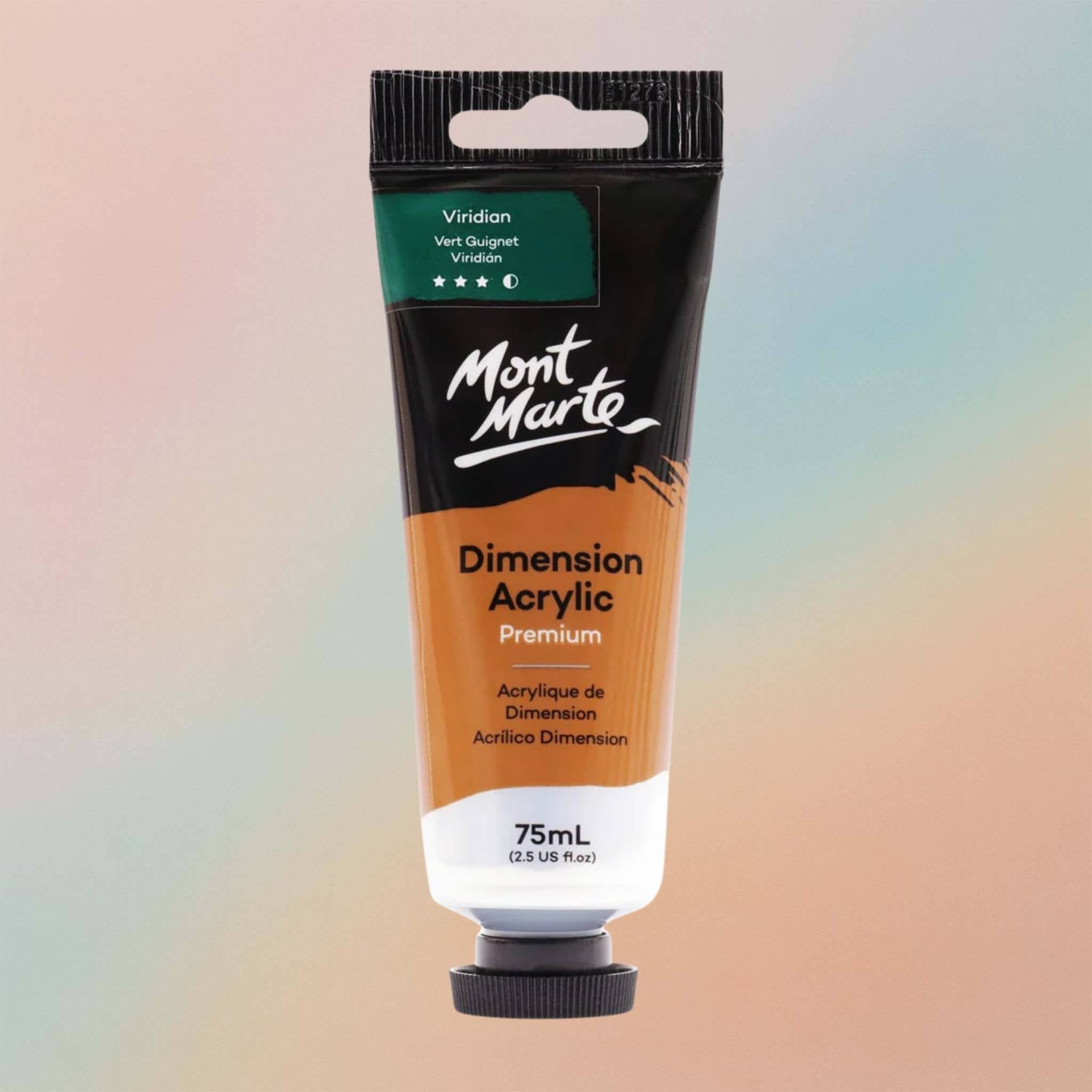 Mont Marte Dimension Acrylic Paint 75ml - Viridian