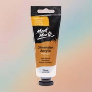 Mont Marte Dimension Acrylic Paint 75ml - Yellow Ochre