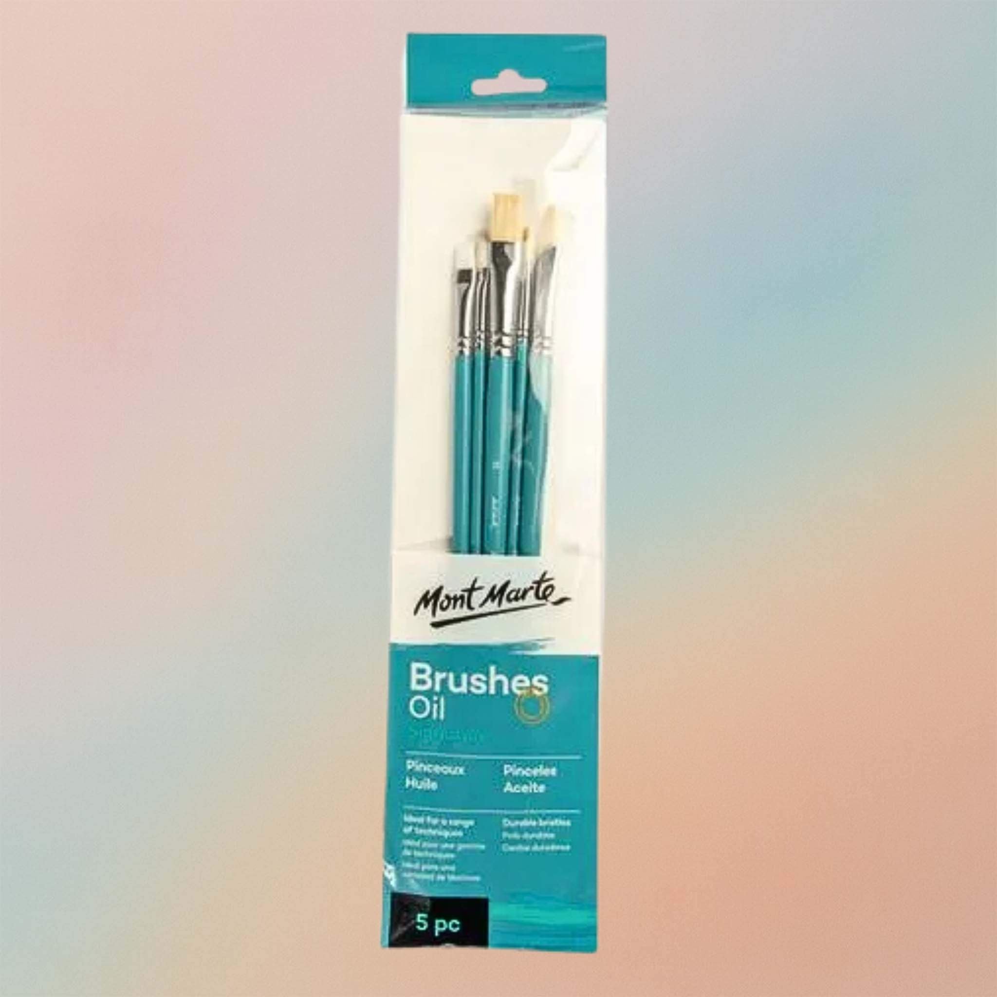 Mont Marte Oil Brush Signature 5pcs