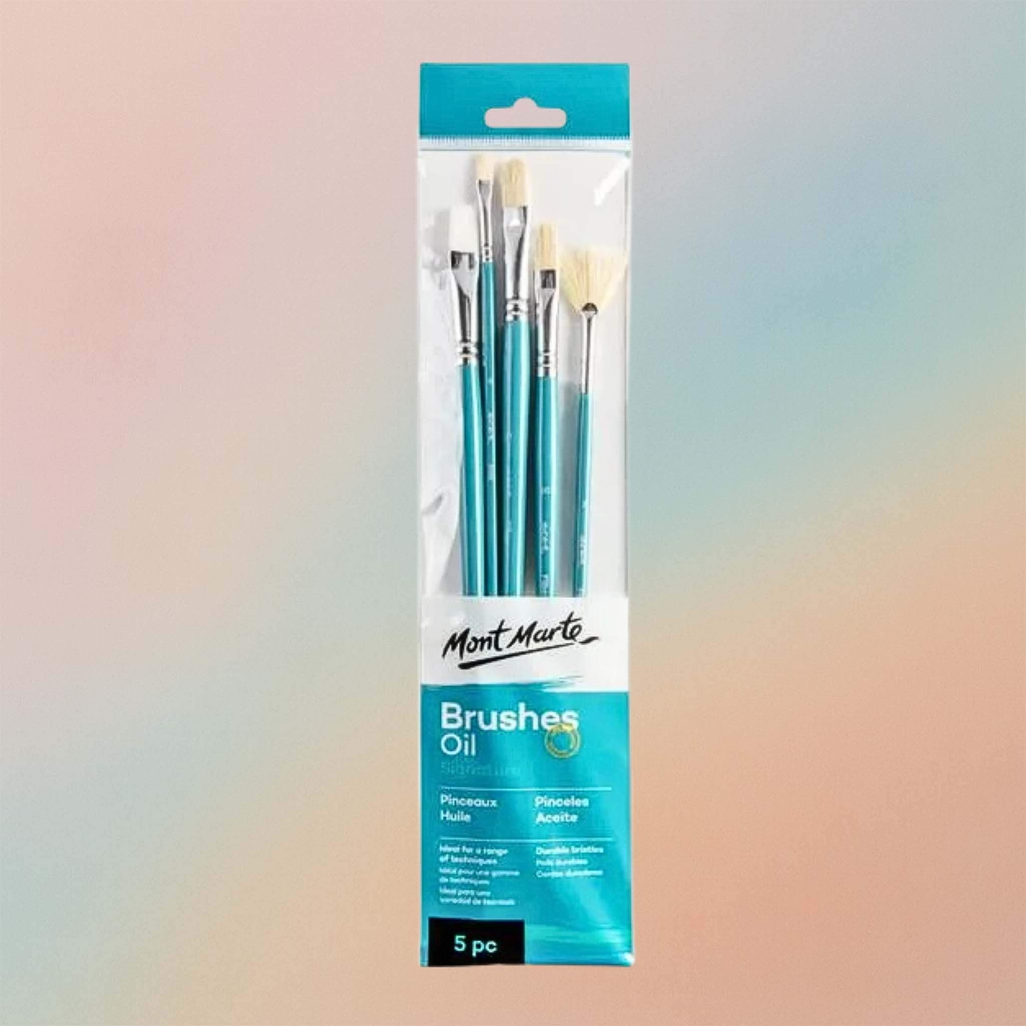 Mont Marte Oil Brush Signature 5 pcs Style 1