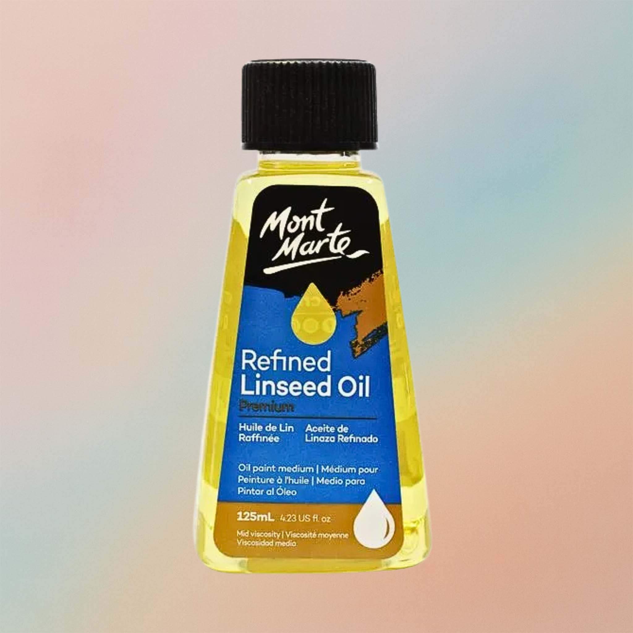 Mont Marte Refined Linseed Oil Premium 125ml