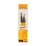 Mont Marte Acrylic Brushes Signature Round 4pcs