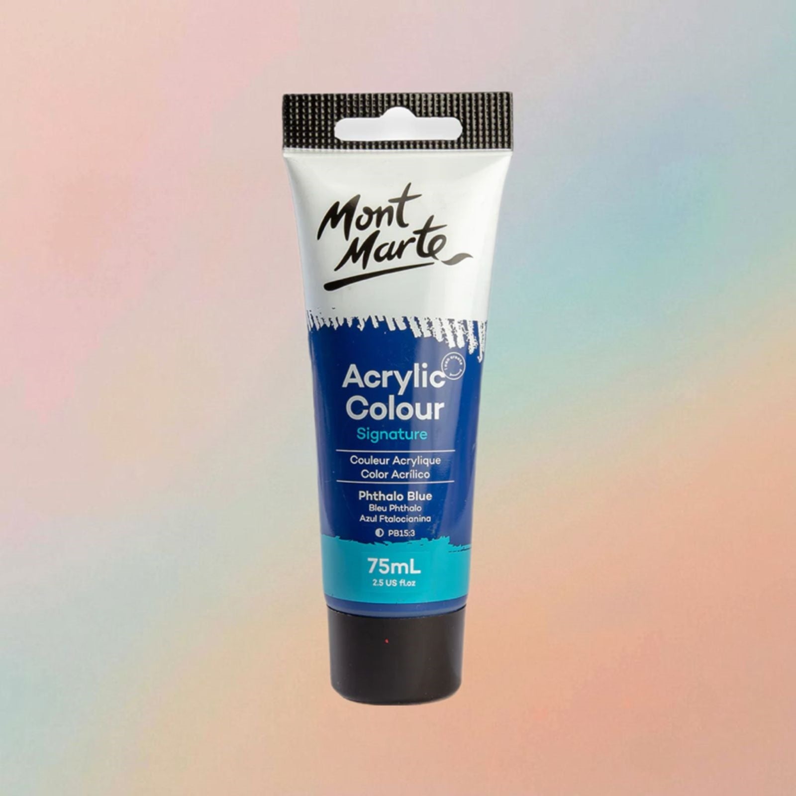 Mont Marte Acrylic Color Paint Signature 75ml - Phthalo Blue