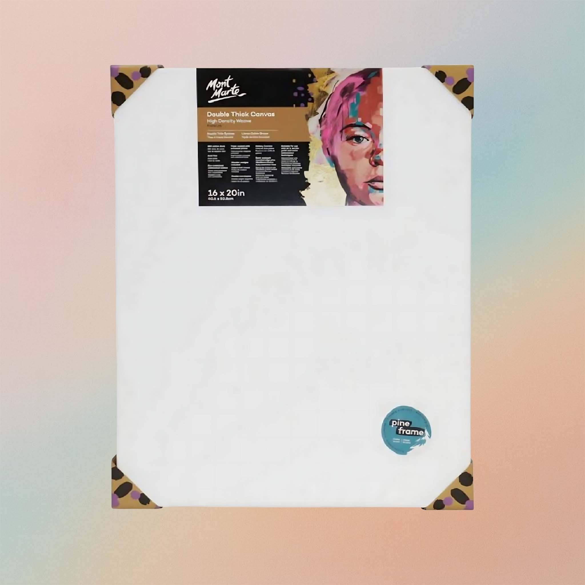 Mont Marte Double Thick Canvas High Density Premium 40.6 x 50.8cm (16 x 20in)