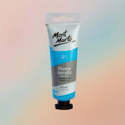 Mont Marte Fluoro Acrylic Paint Premium 50ml - Blue