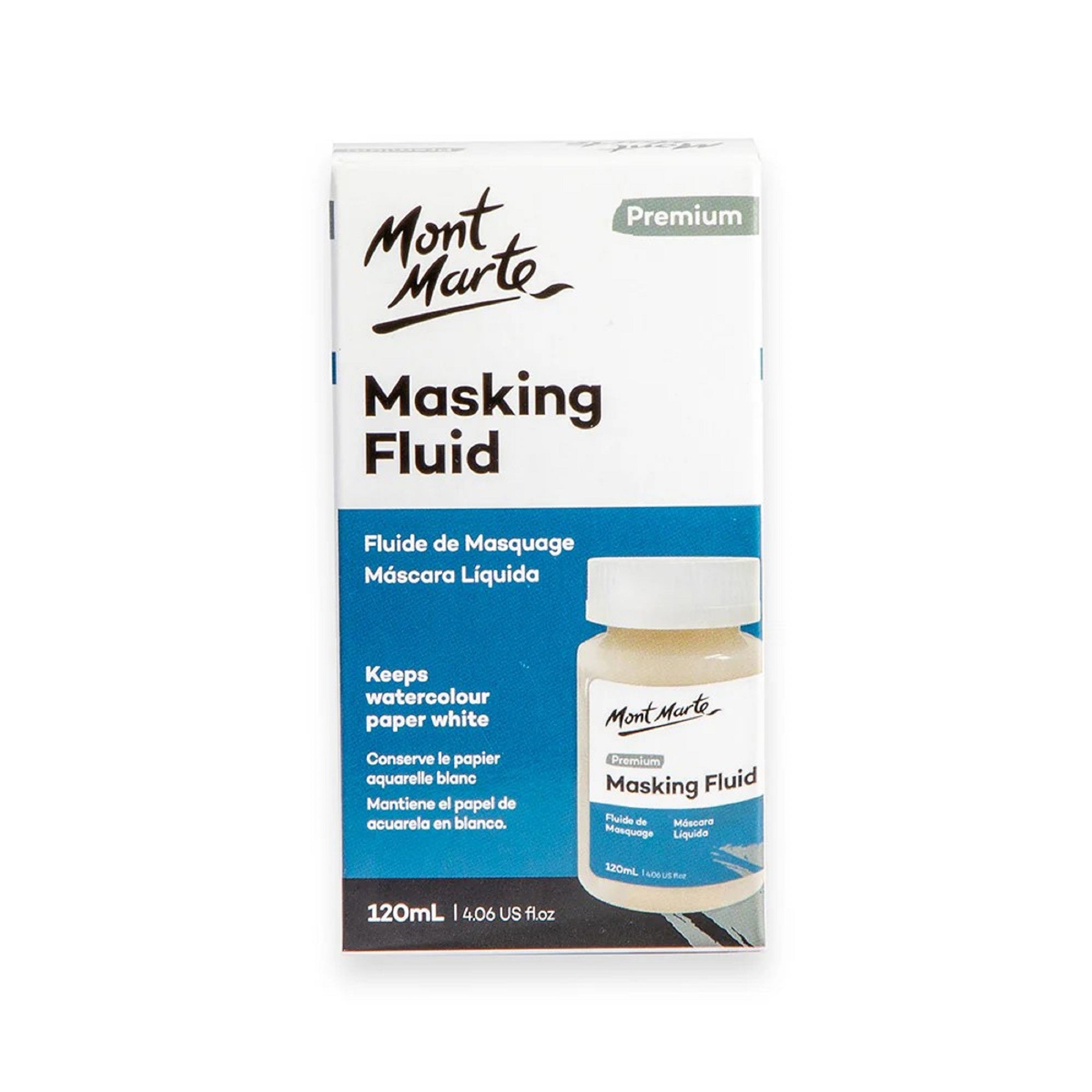 Mont Marte Masking Fluid Premium 120ml (4.06 US fl.oz)