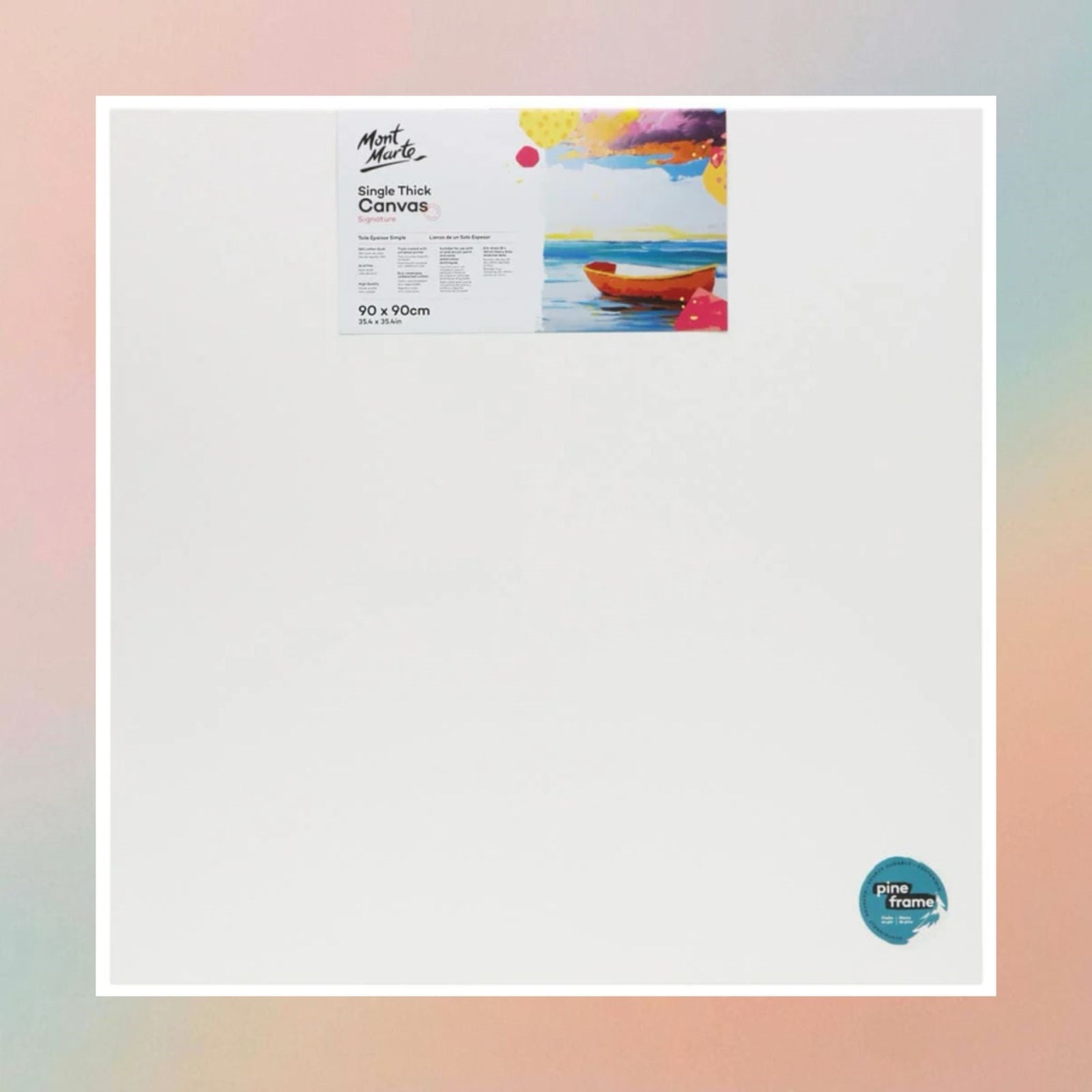 Mont Marte Single Thick Canvas Discovery 90 x 90cm (35.4 x 35.4in)