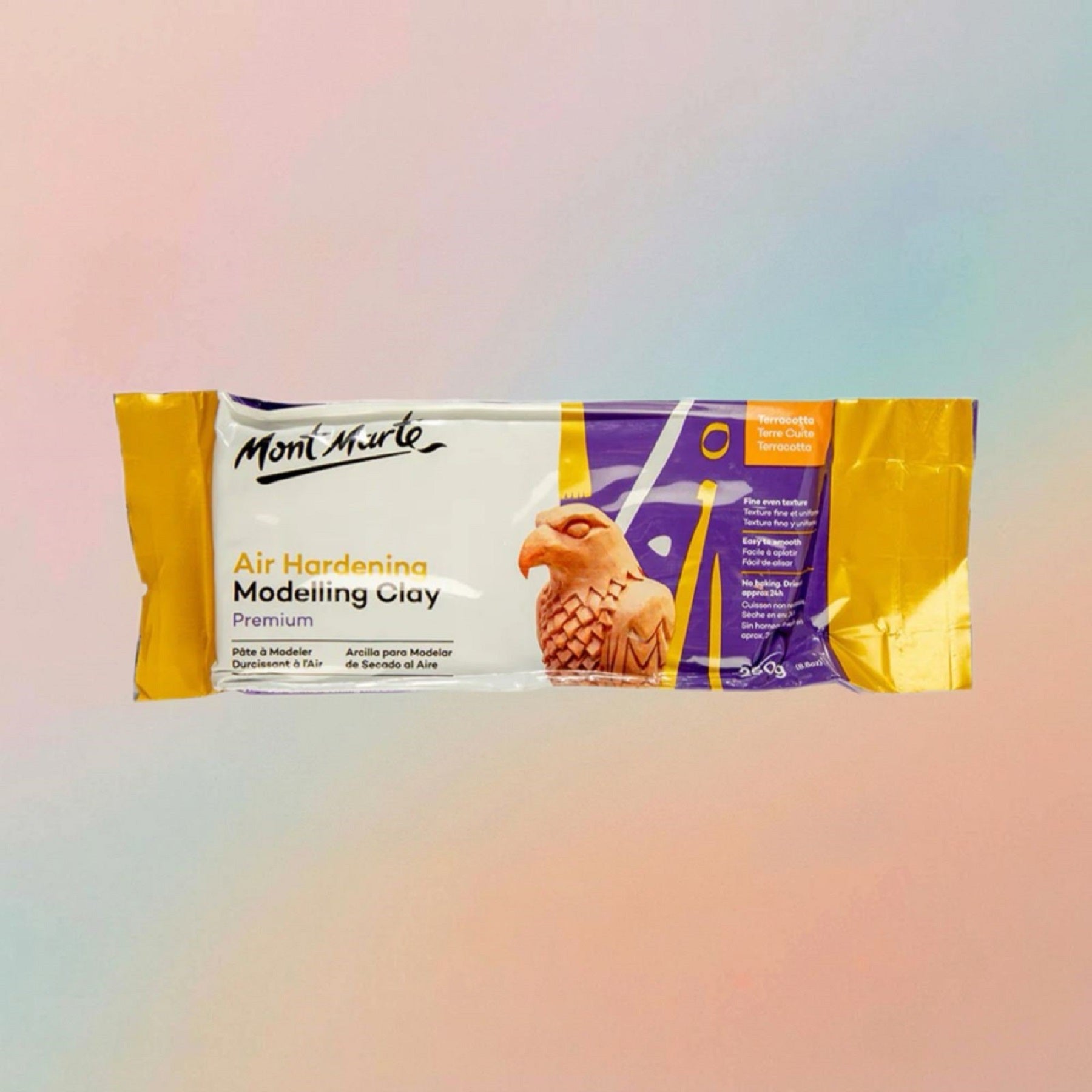 Mont Marte Air Hardening Modelling Clay – Terra 250gms