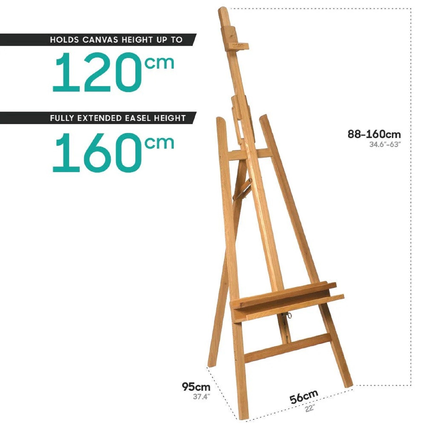 Mont Marte Tilting Floor Easel
