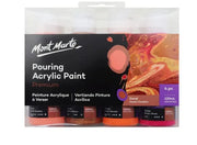 Mont Marte Pouring Acrylic Paint set Premium 4pcs x 120 ml - Coral