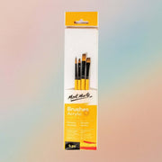 Mont Marte Acrylic Brushes Signature 4pcs Style 4