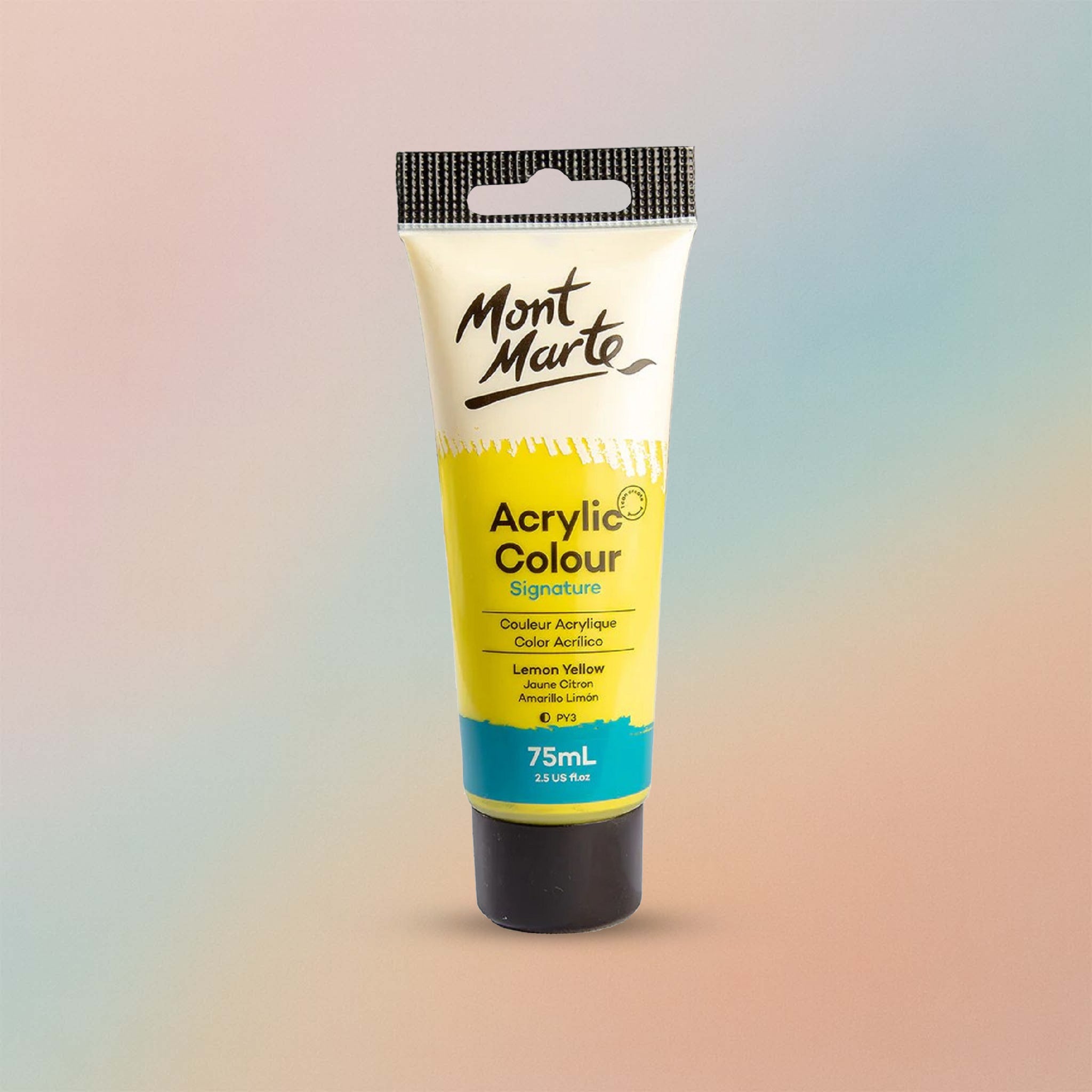 Mont Marte Acrylic Color Paint Signature 75ml - Lemon Yellow