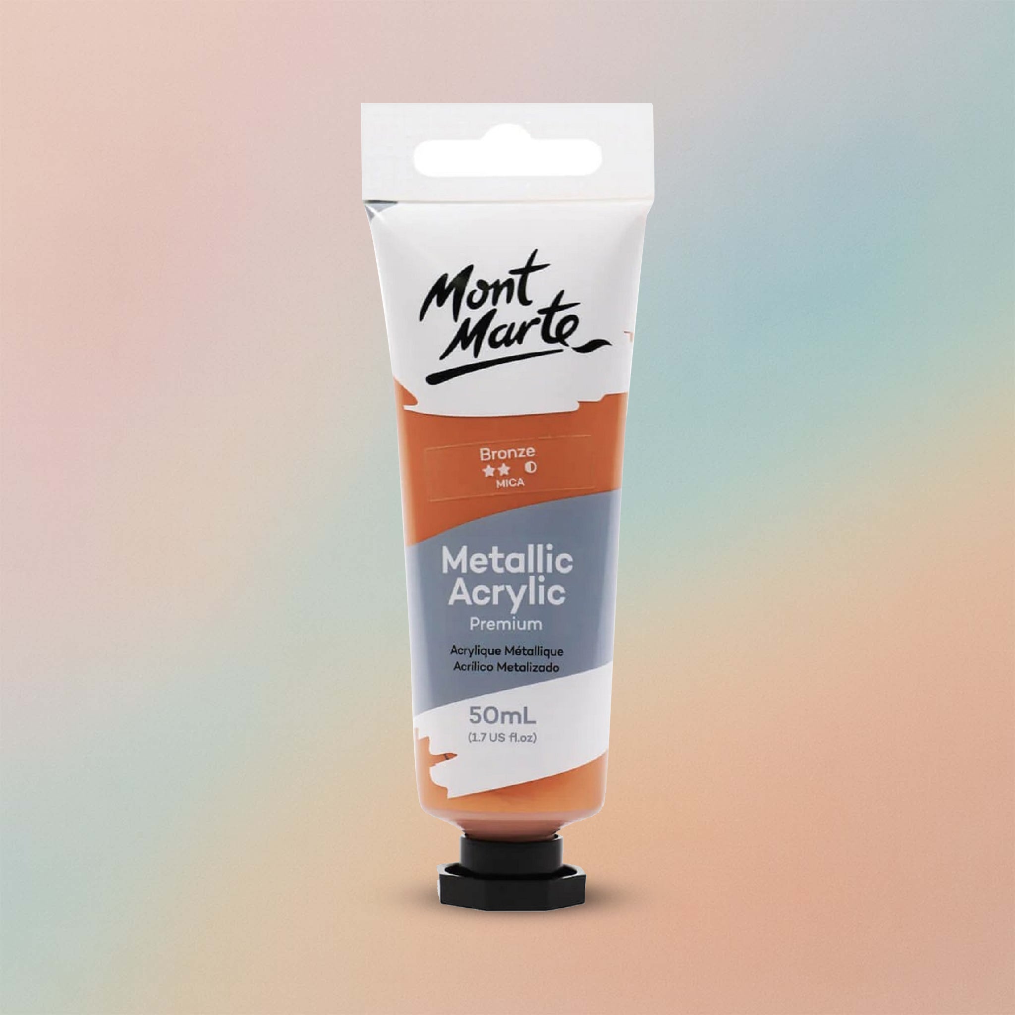 Mont Marte Metallic Acrylic Paint Premium 50ml - Bronze