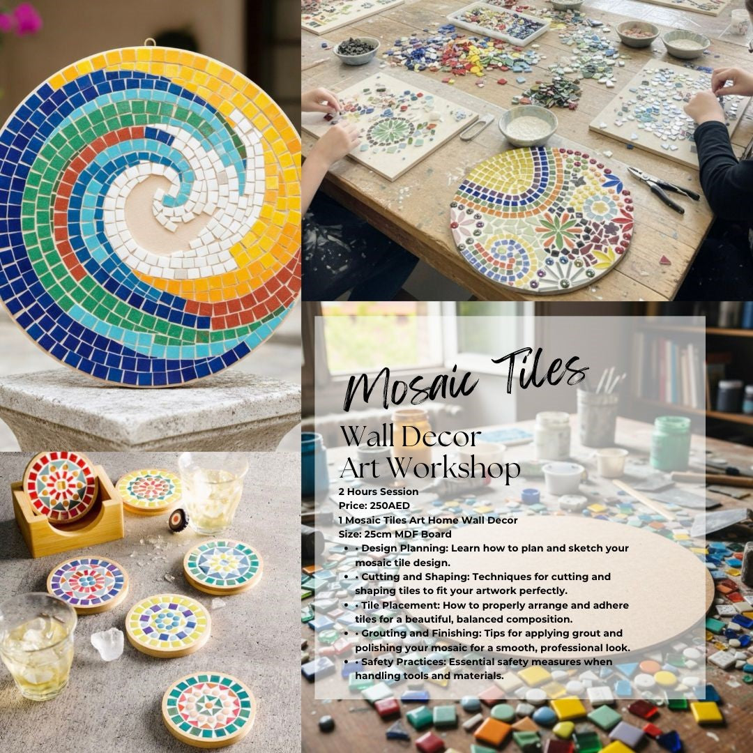 Mosaic Tiles Wall Decor Art Workshop