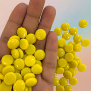 Mosaic Tiles Sweetee Glass Dome Round - Lemon Yellow