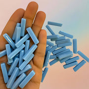 Mosaic Tiles Sweetee Glass Rectangle Glossy - Light Blue