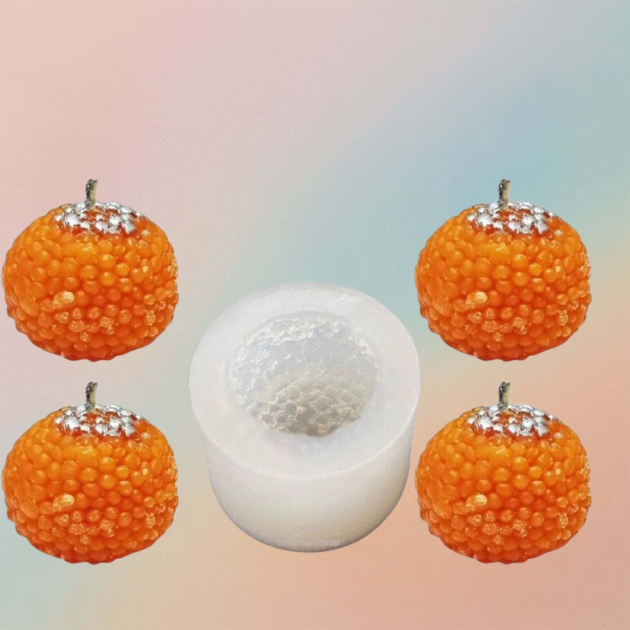 Motichoor Laddu Shape Silicone Candle Making Mould