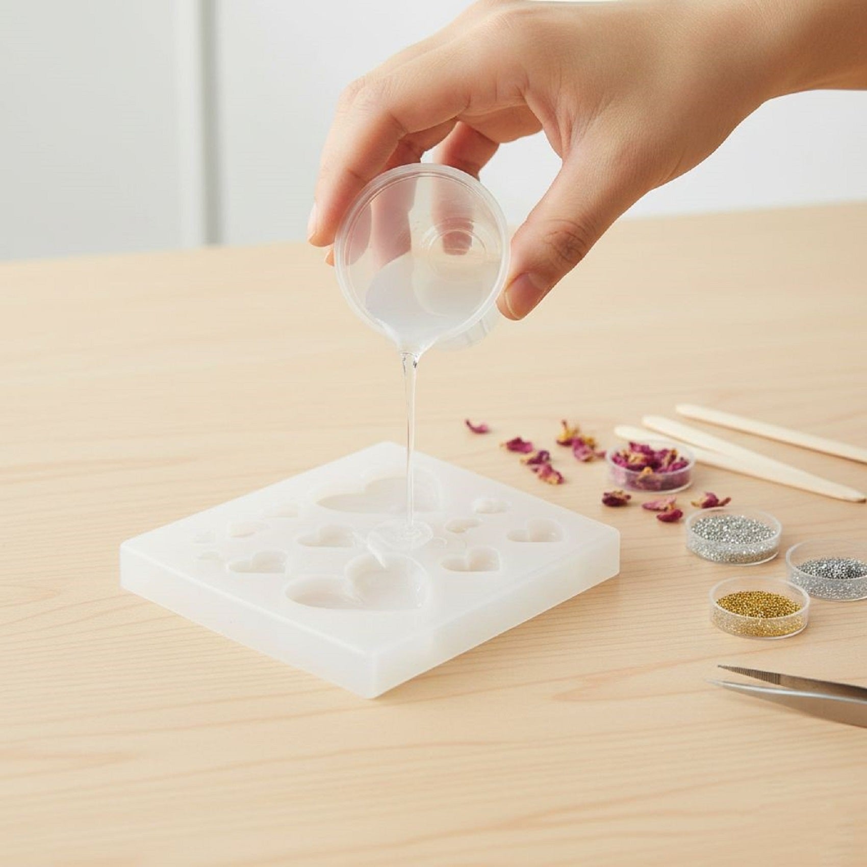 Multi Cavity Heart Mould