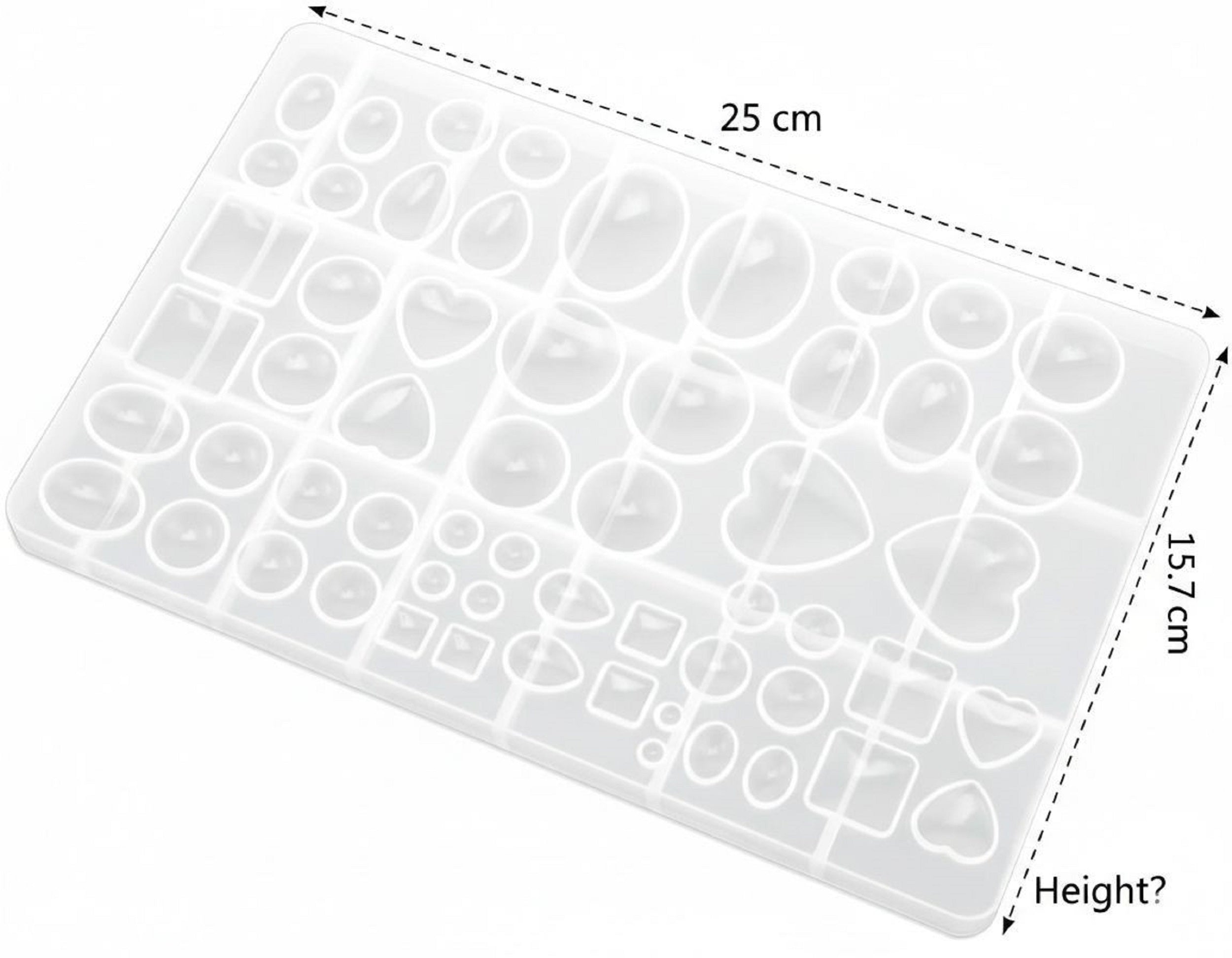 Multi Cavity Mixed Shape Jewelery Mould