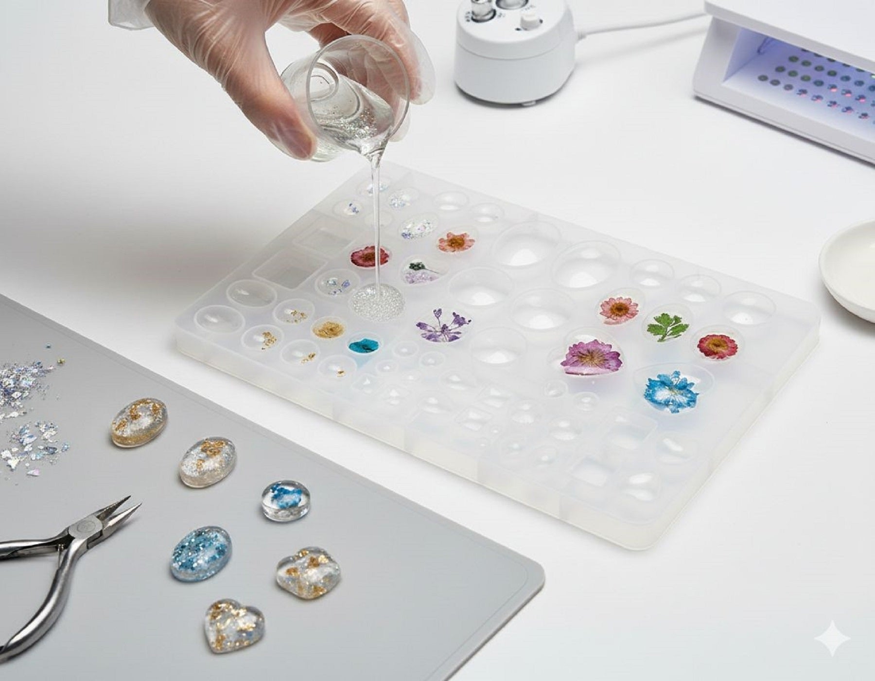 Multi Cavity Mixed Shape Jewelery Mould