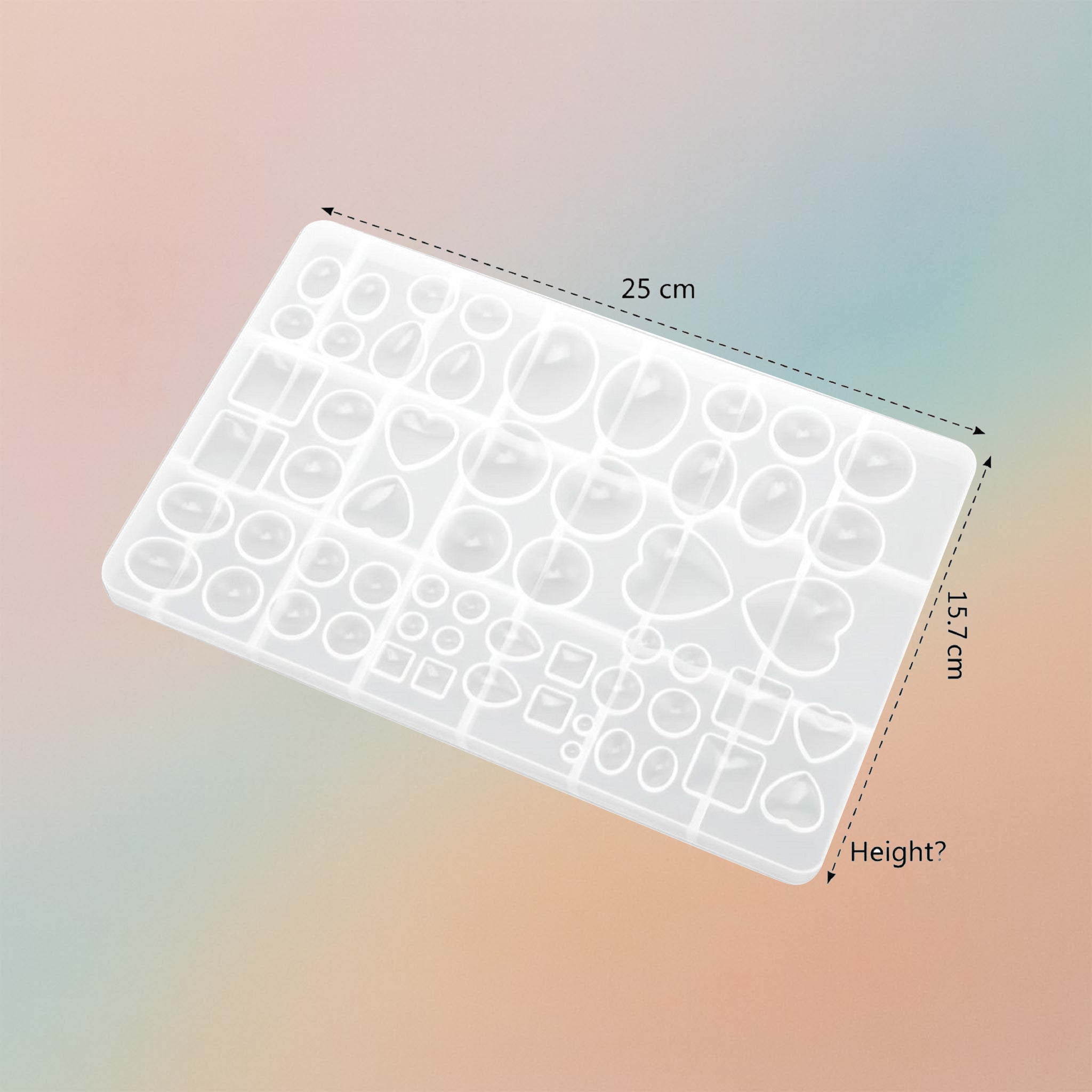 Multi Cavity Mixed Shape Jewelery Mould