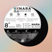 Nara Black 8” Diameter Circle 350 Microns