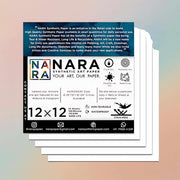 Nara Lite For Alcohol Ink Painting 12” x 12”(10 Sheets ) 150 Mic