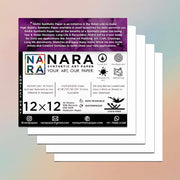 Nara Synthetic Paper For Alcohol Ink Painting 12”x 12”-330 Microns