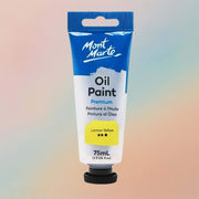 Mont Marte Oil Paint Premium 75ml Tube – Lemon Yellow