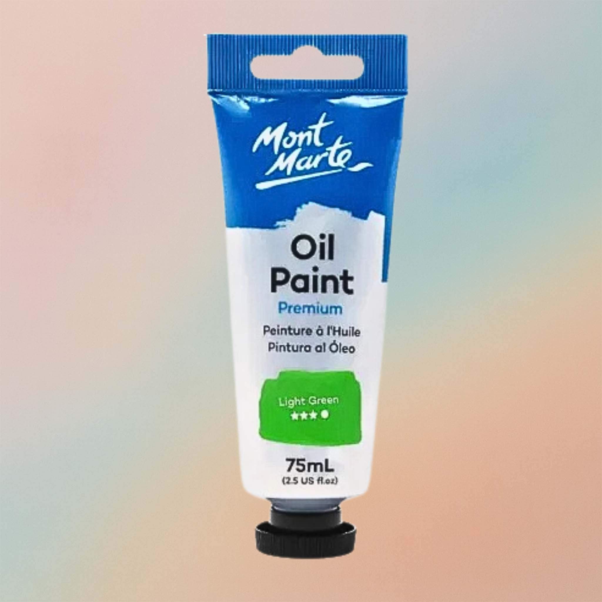 Mont Marte Oil Paint Premium 75ml Tube – Light Green
