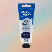 Mont Marte Oil Paint Premium 75ml Tube – Prussian Blue